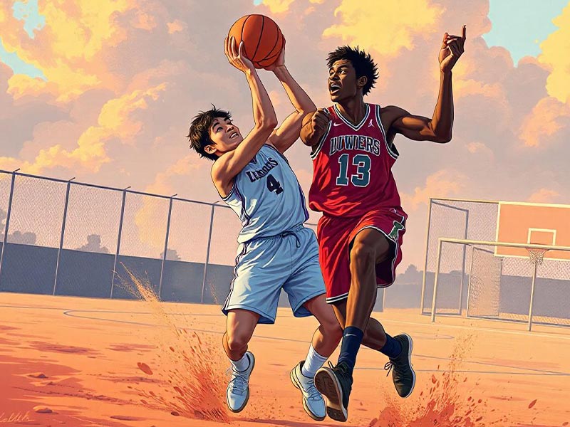 湖人爵士赛后，爵士名宿奥库带着孩子与詹姆斯合影！